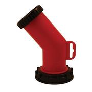 Smart Spout 70 mm Red Carboy Pour Spout SMRT1-R-70MM